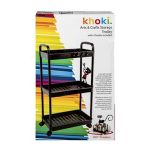 Art Trolley on Wheels, 68x35x22cm
